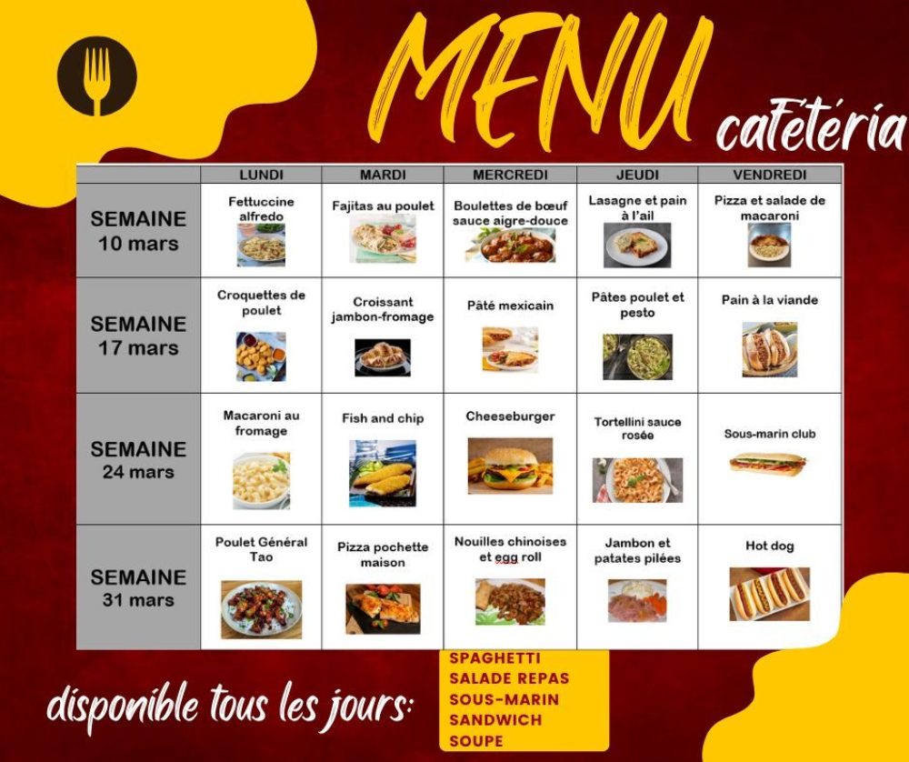 Red and Yellow Burger Special Menu Facebook Post Template 1